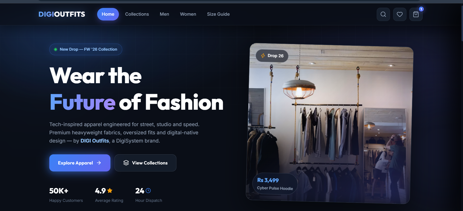 DIGIOUTFITS E-Commerce Store Project